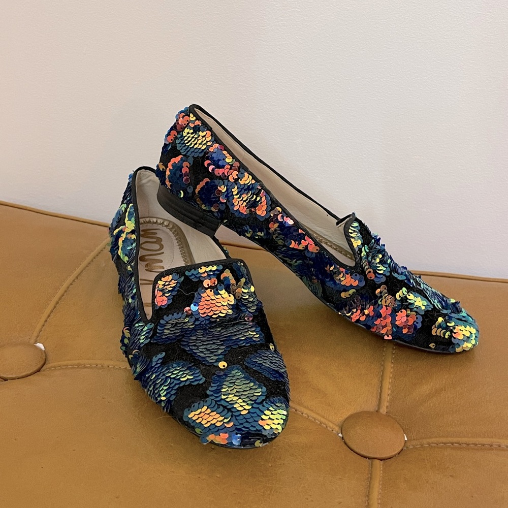 Sam Edelman sparkly sequin shoes